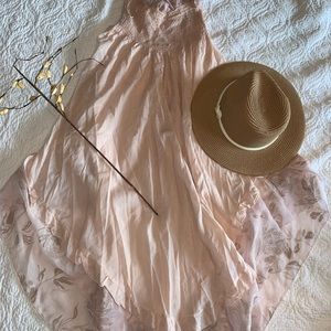 Elan S park pink light hippy sundress